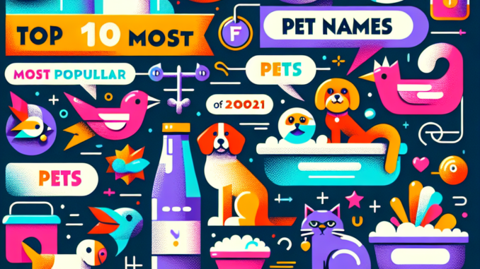 The Top 10 Most Popular Pet Names of 2021 most popular pet names